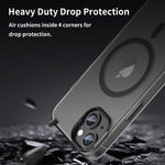 MagSafe Frosted Translucent TPU + PC Full Coverage Phone Case, For iPhone 15, For iPhone 14 Plus, For iPhone 14, For iPhone 14 Pro, For iPhone 14 Pro Max