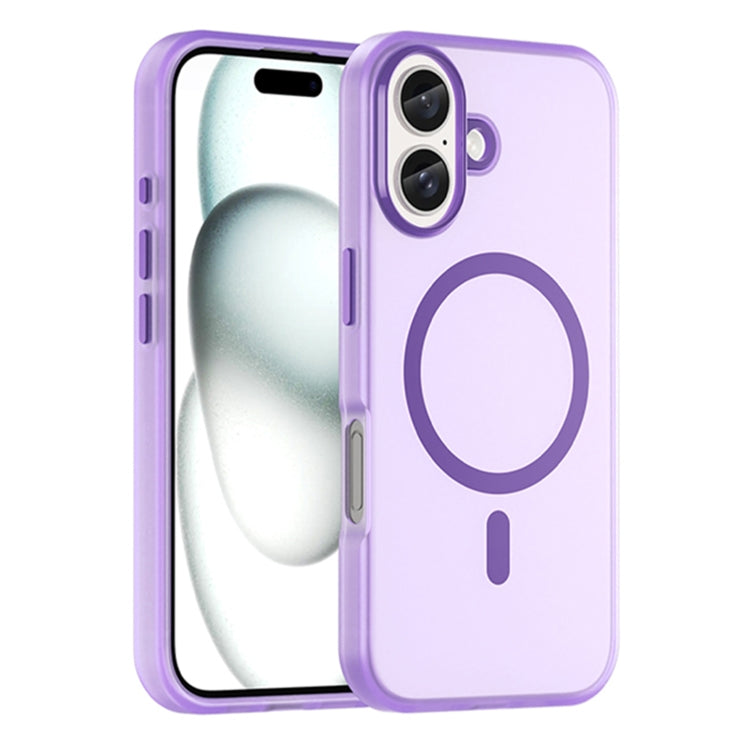 MagSafe Frosted Translucent TPU + PC Full Coverage Phone Case, For iPhone 16 Pro, For iPhone 16 Plus, For iPhone 16, For iPhone 15 Pro Max, For iPhone 15 Pro