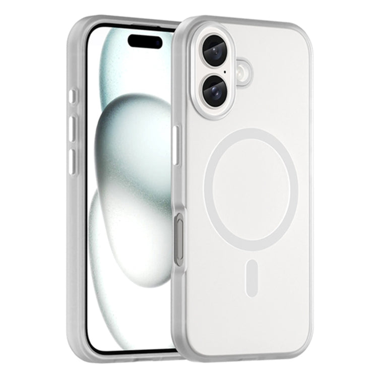 MagSafe Frosted Translucent TPU + PC Full Coverage Phone Case, For iPhone 16 Pro, For iPhone 16 Plus, For iPhone 16, For iPhone 15 Pro Max, For iPhone 15 Pro