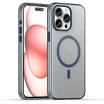 MagSafe Frosted Translucent TPU + PC Full Coverage Phone Case, For iPhone 16 Pro, For iPhone 16 Plus, For iPhone 16, For iPhone 15 Pro Max, For iPhone 15 Pro