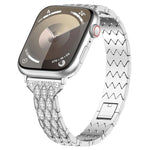 Devil Eye Diamond Bracelet Metal Watch Band, For Apple Watch 42mm, For Apple Watch 38mm