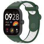 Two Color Silicone Sports Watch Band, For Redmi Watch 4