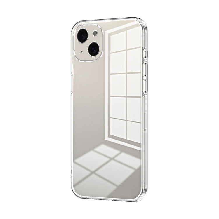 Transparent Plating Fine Hole Phone Case, For iPhone 16 Pro, For iPhone 16 Plus, For iPhone 16, For iPhone 15 Pro Max, For iPhone 15 Pro, For iPhone 15 Plus