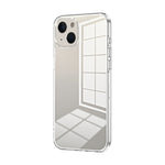 Transparent Plating Fine Hole Phone Case, For iPhone 13 Pro Max, For iPhone 13 Pro, For iPhone 13, For iPhone 12, For iPhone 12 Pro Max, For iPhone 12 Pro