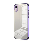Transparent Plating Fine Hole Phone Case, For iPhone 11 Pro Max, For iPhone 11, For iPhone 11 Pro, For iPhone X / XS, For iPhone XR, For iPhone XS Max
