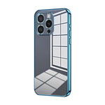 Transparent Plating Fine Hole Phone Case, For iPhone 16 Pro, For iPhone 16 Plus, For iPhone 16, For iPhone 15 Pro Max, For iPhone 15 Pro, For iPhone 15 Plus