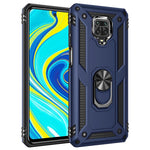 Shockproof TPU + PC Protective Case with 360 Degree Rotating Holder, For Xiaomi Redmi Note 9 Pro