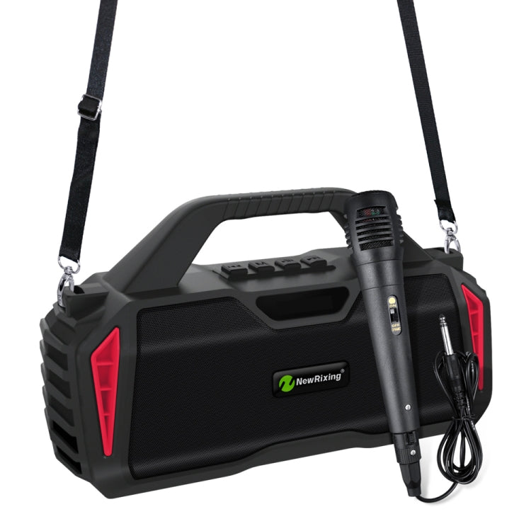 NewRixing NR6011 20W Portable Wireless Bluetooth Speaker TWS Subwoofer, NR6011