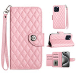 Rhombic Texture Flip Leather Phone Case with Lanyard, For iPhone 14 Pro Max, For iPhone SE 2022 / 2020 / 8 / 7, For iPhone 13 Pro Max, For iPhone 13 Pro, For iPhone 13, For iPhone 12 / 12 Pro, For iPhone 12 Pro Max, For iPhone 11 Pro Max