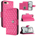 Rhombic Texture Flip Leather Phone Case with Lanyard, For iPhone 11, For iPhone 11 Pro, For iPhone XS / X, For iPhone XR, For iPhone XS Max, For iPhone 8 Plus / 7 Plus / 6s Plus