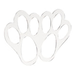 Acrylic Easter Decoration Rabbit Footprint Template, Single Footprint, Dual Footprint