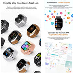 GTS7 2.0 inch Fitness Health Smart Watch, BT Call / Heart Rate / Blood Pressure / MET