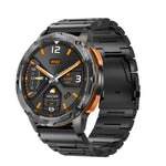AK59 1.43 inch AMLOED Round Screen Steel Strap Smart Watch