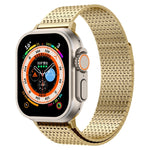 Milanese Loop Magnetic Clasp Stainless Steel Watch Band, For Apple Watch SE 2023 44mm, For Apple Watch SE 2023 40mm, For Apple Watch Ultra 2 49mm, For Apple Watch Series 9 45mm, For Apple Watch Series 9 41mm, For Apple Watch Ultra 49mm                 ...