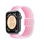 Carbon Fiber Texture Snap Buckle Nylon Watch Band, For Apple Watch SE 2023 40mm, For Apple Watch Ultra 2 49mm, For Apple Watch Series 9 45mm