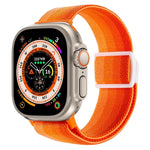 Carbon Fiber Texture Snap Buckle Nylon Watch Band, For Apple Watch SE 2023 40mm, For Apple Watch Ultra 2 49mm, For Apple Watch Series 9 45mm