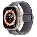 Carbon Fiber Texture Snap Buckle Nylon Watch Band, For Apple Watch SE 2023 40mm, For Apple Watch Ultra 2 49mm, For Apple Watch Series 9 45mm