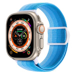 Carbon Fiber Texture Snap Buckle Nylon Watch Band, For Apple Watch SE 2023 40mm, For Apple Watch Ultra 2 49mm, For Apple Watch Series 9 45mm