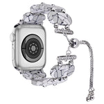 Resin Retractable Chain Watch Band, For Apple Watch Series 8 41mm, For Apple Watch Series 8 45mm