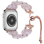 Resin Retractable Chain Watch Band, For Apple Watch Series 8 41mm, For Apple Watch Series 8 45mm