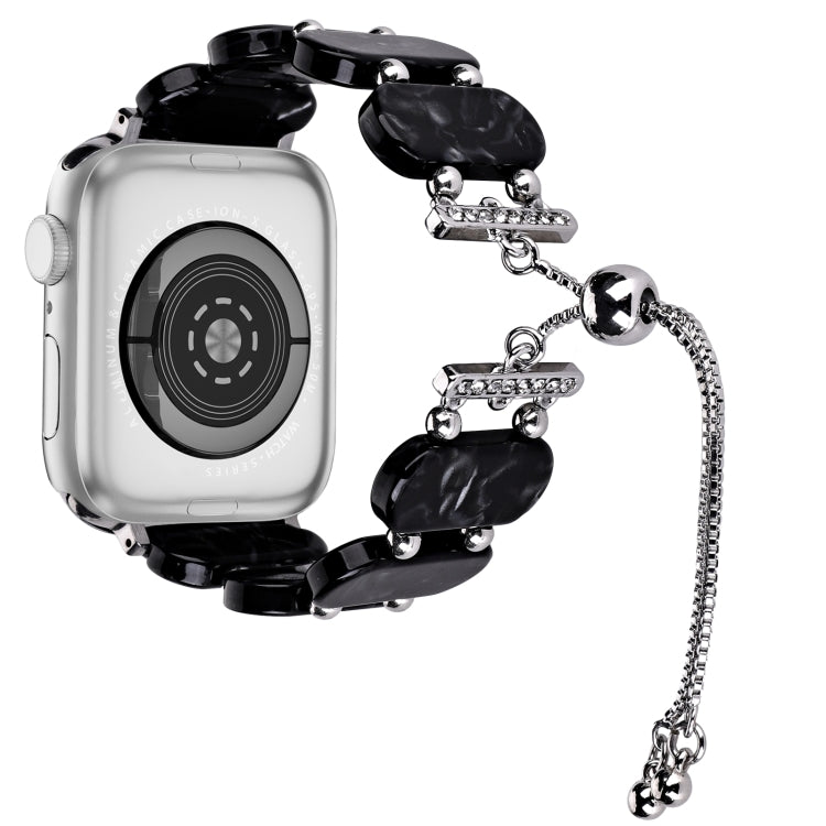 Resin Retractable Chain Watch Band, For Apple Watch Series 5 44mm, For Apple Watch Series 5 40mm