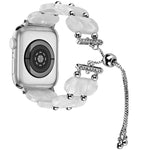 Resin Retractable Chain Watch Band, For Apple Watch Series 4 44mm, For Apple Watch Series 4 40mm