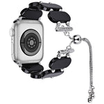 Resin Retractable Chain Watch Band, For Apple Watch Series 4 44mm, For Apple Watch Series 4 40mm