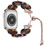 Resin Retractable Chain Watch Band, For Apple Watch Series 4 44mm, For Apple Watch Series 4 40mm