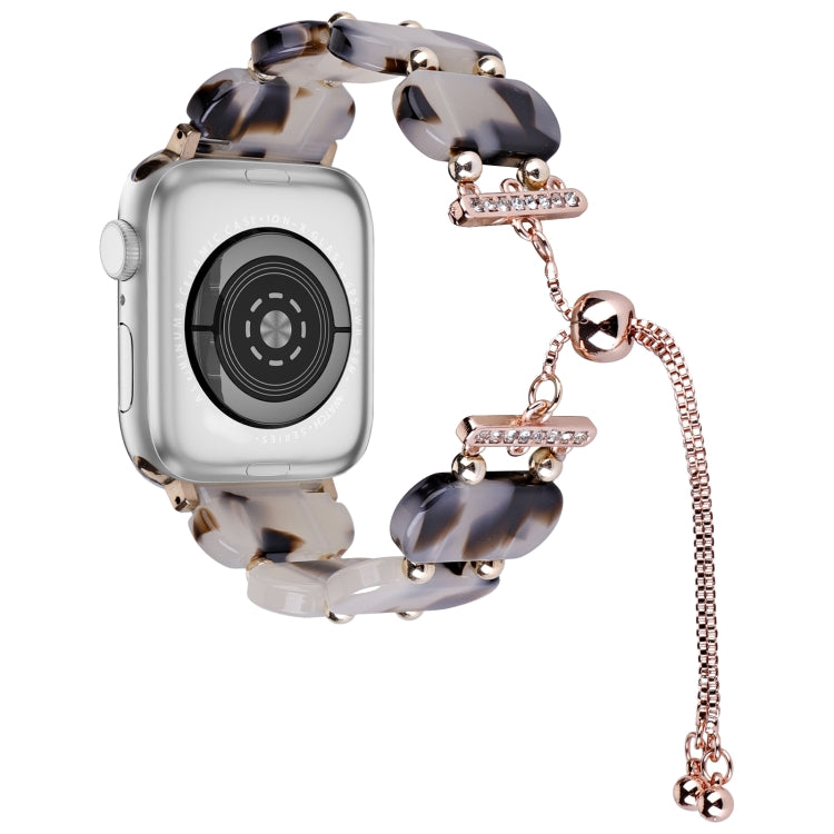 Resin Retractable Chain Watch Band, For Apple Watch Series 3 38mm, For Apple Watch Series 3 42mm