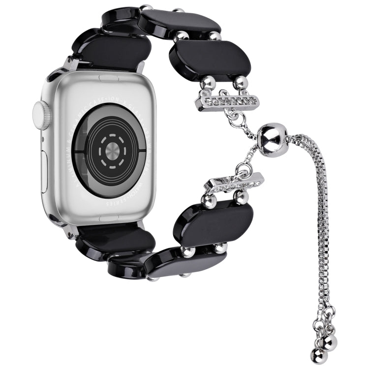 Resin Retractable Chain Watch Band, For Apple Watch 42mm, For Apple Watch 38mm