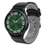Two Color Silicone Watch Band, For Samsung Galaxy Watch 6