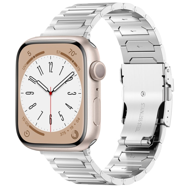 I-Shaped Titanium Metal Watch Band, For Apple Watch SE 2023 44mm, For Apple Watch SE 2023 40mm, For Apple Watch Ultra 2 49mm, For Apple Watch Series 9 45mm, For Apple Watch Series 9 41mm, For Apple Watch Ultra 49mm, For Apple Watch Series 8 41mm       ...