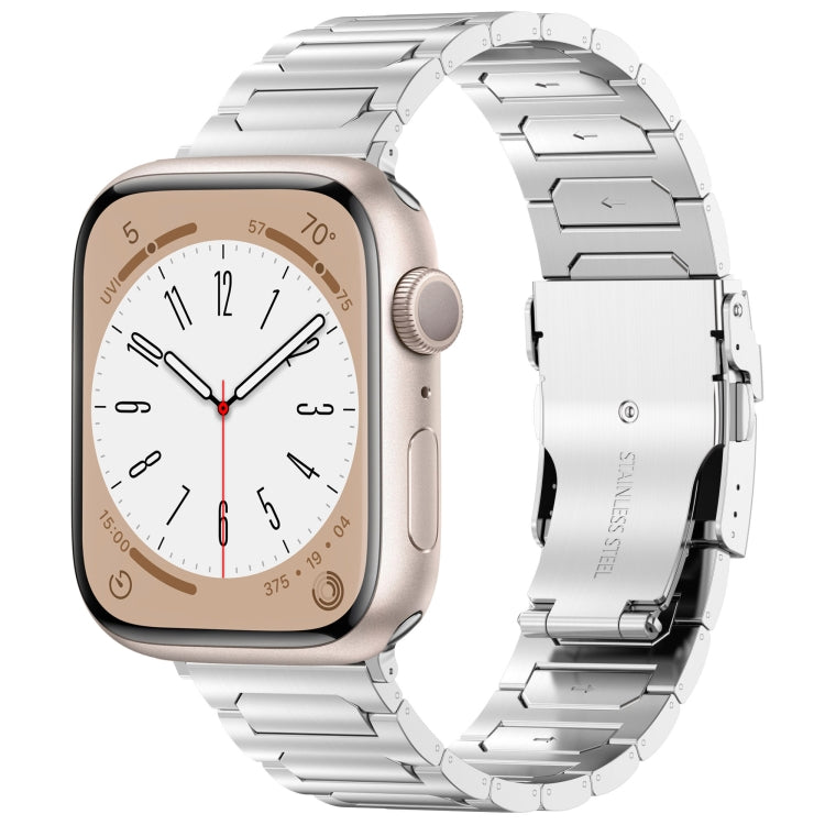 I-Shaped Titanium Metal Watch Band, For Apple Watch SE 40mm, For Apple Watch SE 44mm, For Apple Watch Series 6 40mm, For Apple Watch Series 6 44mm, For Apple Watch Series 5 44mm, For Apple Watch Series 5 40mm, For Apple Watch Series 4 44mm             ...