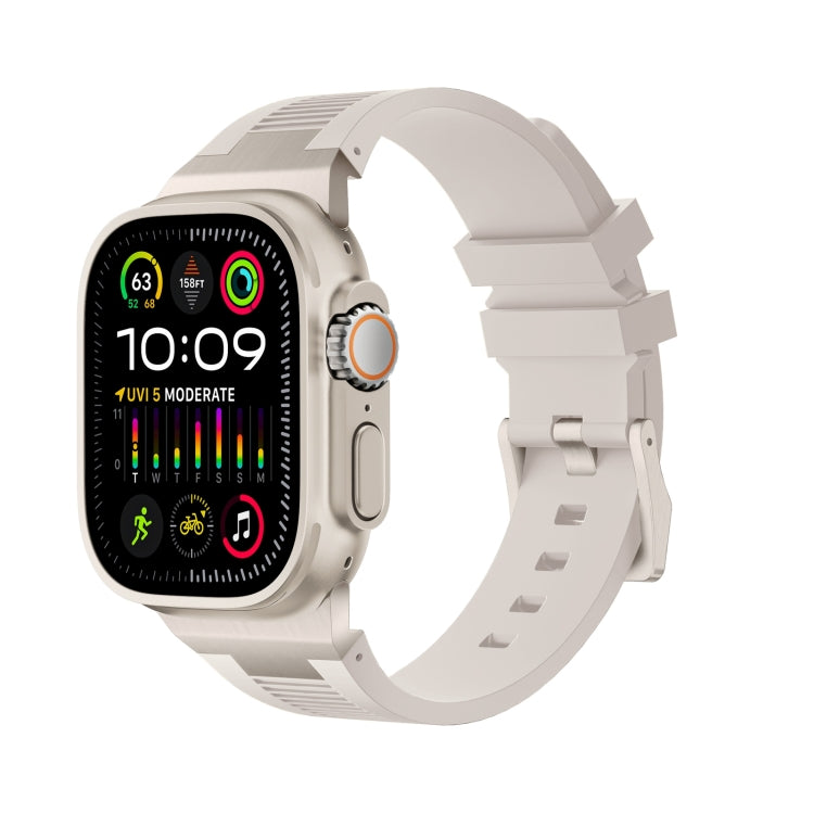 Loners Liquid Silicone Watch Band, For Apple Watch SE 2023 44mm, For Apple Watch Ultra 2 49mm, For Apple Watch Series 9 45mm