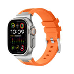 Loners Liquid Silicone Watch Band, For Apple Watch SE 2023 44mm, For Apple Watch Ultra 2 49mm, For Apple Watch Series 9 45mm