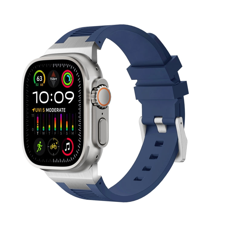 Loners Liquid Silicone Watch Band, For Apple Watch SE 2023 44mm, For Apple Watch Ultra 2 49mm, For Apple Watch Series 9 45mm