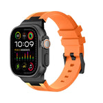 Loners Liquid Silicone Watch Band, For Apple Watch Ultra 49mm, For Apple Watch Series 8 45mm, For Apple Watch SE 2022 44mm
