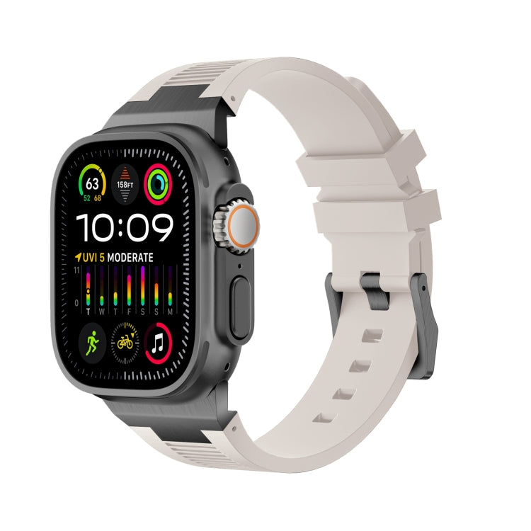 Loners Liquid Silicone Watch Band, For Apple Watch Ultra 49mm, For Apple Watch Series 8 45mm, For Apple Watch SE 2022 44mm