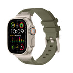Loners Liquid Silicone Watch Band, For Apple Watch Ultra 49mm, For Apple Watch Series 8 45mm, For Apple Watch SE 2022 44mm