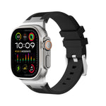 Loners Liquid Silicone Watch Band, For Apple Watch Ultra 49mm, For Apple Watch Series 8 45mm, For Apple Watch SE 2022 44mm