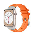 Loners Liquid Silicone Watch Band, For Apple Watch Ultra 49mm, For Apple Watch Series 8 45mm, For Apple Watch SE 2022 44mm