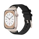 Loners Liquid Silicone Watch Band, For Apple Watch Series 7 45mm, For Apple Watch SE 44mm, For Apple Watch Series 6 44mm