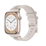 Loners Liquid Silicone Watch Band, For Apple Watch Series 7 45mm, For Apple Watch SE 44mm, For Apple Watch Series 6 44mm