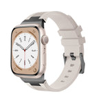 Loners Liquid Silicone Watch Band, For Apple Watch Series 7 45mm, For Apple Watch SE 44mm, For Apple Watch Series 6 44mm