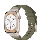 Loners Liquid Silicone Watch Band, For Apple Watch Series 7 45mm, For Apple Watch SE 44mm, For Apple Watch Series 6 44mm