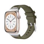 Loners Liquid Silicone Watch Band, For Apple Watch Series 5 44mm, For Apple Watch Series 4 44mm, For Apple Watch Series 3 42mm