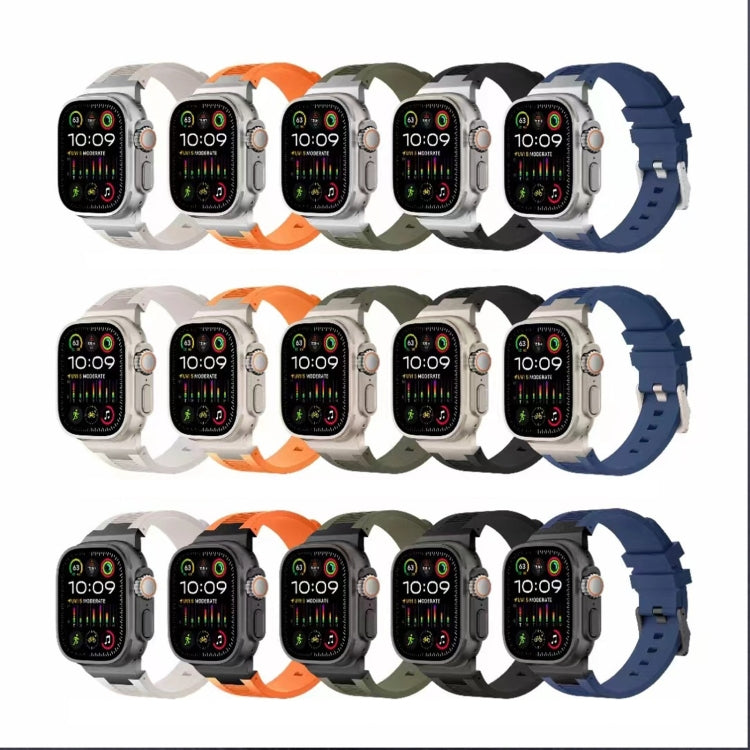Loners Liquid Silicone Watch Band, For Apple Watch SE 2023 44mm, For Apple Watch Ultra 2 49mm, For Apple Watch Series 9 45mm