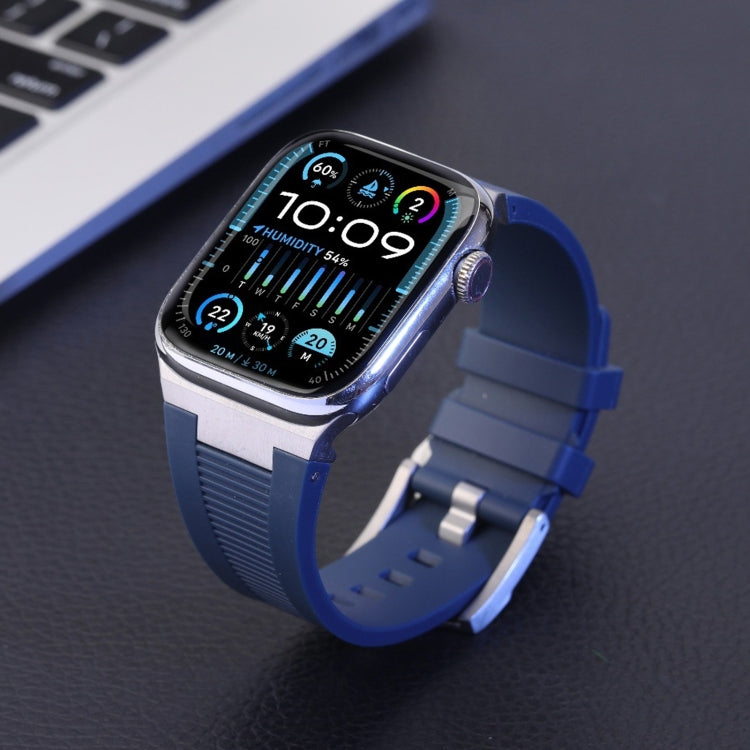 Loners Liquid Silicone Watch Band, For Apple Watch SE 2023 44mm, For Apple Watch Ultra 2 49mm, For Apple Watch Series 9 45mm