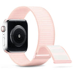 Dual Hook and Loop Nylon Watch Band, For Apple Watch Series 6 44mm, For Apple Watch Series 5 44mm, For Apple Watch Series 5 40mm, For Apple Watch Series 4 44mm, For Apple Watch Series 4 40mm