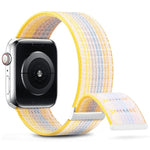Dual Hook and Loop Nylon Watch Band, For Apple Watch 38mm, For Apple Watch 46mm / 49mm / 45mm / 44mm